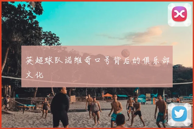 英超球队诺维奇口号背后的俱乐部文化